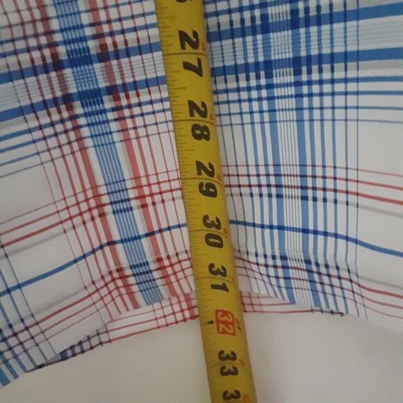 Habit Mens L Short Sleeve Fishing Shirt Vented Solar-Factor 40+ Plaid Outdoors - Picture 9 of 9